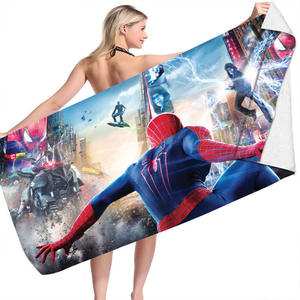 Spider-Man Cartoon Series Toallas de playa Microfibra de doble cara Fleece Natación Toallas de baño Toallas de secado rápido - Product Image 6