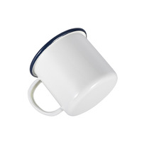 Homecook Emaille Ware Emaille Suppe Schüssel Set Emaille runde Platte Tasse Tasse Schüssel Gericht Abendessen Emaille Tassen und Teller Kaffeetasse sublimieren