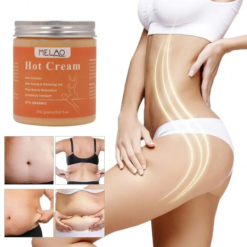 Private Label all'ingrosso Hot Body Waist Weigh Loss Hip Massage addome dimagrante Fat Burn Gel crema dimagrante per le donne