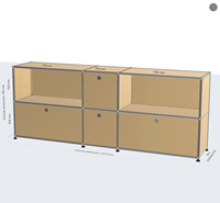 Meubles de salon modulaires en acier inoxydable, écologiques, gain de place, couleurs personnalisées OEM pour un style moderne minimaliste