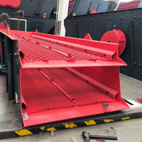 Crible vibrant mobile série YK HONGXING avec commande PLC, moteur, roulement et boîte de vitesses 460V/480V pour l'exploitation minière