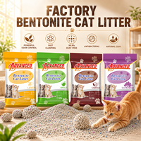 Litière pour chat professionnelle écologique à base de bentonite, faible teneur en poussière, parfumée, agglomération rapide, contrôle des odeurs pour les importateurs d'animaux de compagnie