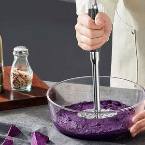 Meilleur Écraseur de Pommes de Terre, Ustensile de Cuisine Robuste en Métal pour Écraser Pommes de Terre, Avocats, Haricots - Product Image 2