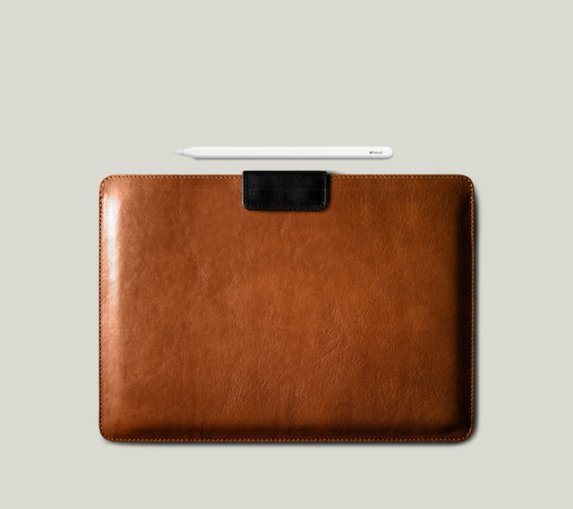 Custom Portable Snap Clutch Laptop Bag Holder PU Leather Laptop Case Cover