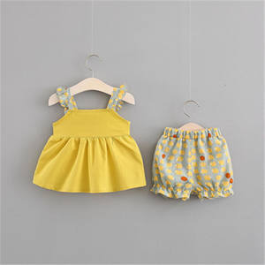 Vêtements d'été pour enfants, fournisseurs de t-shirts en coton du Bangladesh, ensembles de pantalons thaïlandais pour filles - Product Image 3