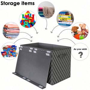 <b>Collapsible</b> Fabric <b>Storage</b> Wholesale <b>Storage</b> Household Chest Container <b>Box</b> Clothes Accessory in Wardrobe Caja De Almacenaje - Product Image 3