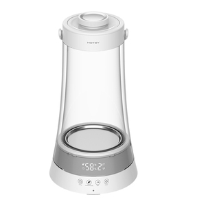 Hotsy nuevo estilo coreano 3L desinfectante humidificador eléctrico de vidrio tanque humidificador de vapor niebla cálida humedad hogar dormitorio Hotel - Product Image 3