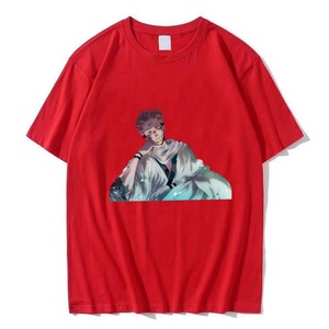 Wholesale 100% Cotton Blank Oversized Tshirt 210G Heavy Weight Custom 3D <b>Logo</b> Men Digital Print Street Style Breathable - Product Image 5