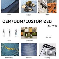 Jean en denim délavé pour homme, coupe droite décontractée, taille mi-haute, ample, grande taille, style business décontracté, respirant, vente en gros