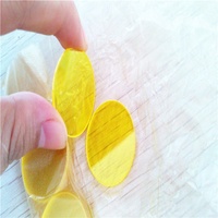 Lentille de couverture en verre de filtre jaune personnalisée en usine de 20 ans et plus JB450 GG455 Lentille jaune Filtres optiques de qualité supérieure