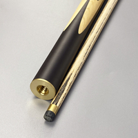 Queue de billard/snooker en bois de frêne de qualité supérieure, 9 mm, 57 pouces, 3/4 articulée, avec extension, vente populaire