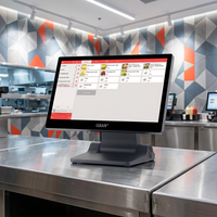 Caja Registradora Táctil de Alto Rendimiento de 15.6 Pulgadas, Sistema POS para Supermercado con 8GB de RAM, Máquina Punto de Venta para Restaurante