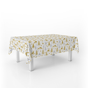 Hipeas personalizzato rettangolo PE tovaglia di plastica impermeabile <span class=keywords><strong>buon</strong></span> <span class=keywords><strong>natale</strong></span> Design per la decorazione della tavola di <span class=keywords><strong>natale</strong></span> - Product Image 4