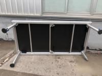 Scène et plateforme télescopiques en aluminium pour événements et concerts, portables et pliables, charge maximale 1653 lbs (750 kg)