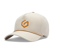 Casquettes 7 panneaux vierges de haute qualité avec logo personnalisé, imperméables, avec points laser