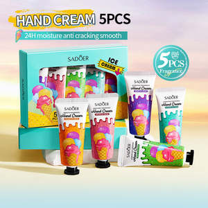 Produit de beauté OEM SADOER, crème hydratante pour les mains à la crème glacée nourrissante et éclaircissante pour la peau, coffret cadeau pour femmes - Product Image 1