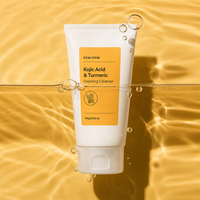 Nettoyant Moussant Personnalisé à l'Acide Kojique, Curcuma, Acide Hyaluronique, Niacinamide et Vitamine C Éclaircissant pour le Visage Adulte – OEM ODM