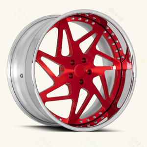 Rines Forjados RCSR Personalizados de 20, 22, 24, 26 y 28 Pulgadas de Garganta Profunda, Rines de Aleación de 2 Piezas para Automóvil de Pasajeros, Rines de 26 Pulgadas para Chevrolet - Product Image 1