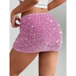 Mini jupe plissée à paillettes pour femmes <span class=keywords><strong>tenue</strong></span> courte <span class=keywords><strong>de</strong></span> <span class=keywords><strong>danse</strong></span> <span class=keywords><strong>de</strong></span> fête pour femmes - Product Image 5