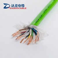 Cable Flexible Híbrido de Cobre Trenzado CAT6 de 8 Núcleos Personalizable para Transmisión de Señal y Energía de Alto Voltaje IP68