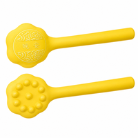 Marteau de massage manuel pour les méridiens, 38 cm, portable, pour soulager le stress corporel, bâton de massage pour le dos, le cou et les épaules