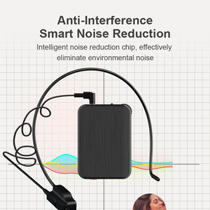 Vhf đầu xách tay không dây Microphone beltpack máy phát và máy thu lý tưởng cho giảng dạy Loa - Product Image 5