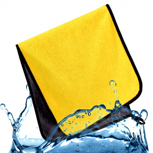 コーラルフリースウォッシュマイクロファイバークロス速乾性車用クリーニング吸水タオル（車乾燥用） - Product Image 5