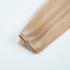 Extensiones de Cabello Humano Suaves y Sedosas con Trama de Mariposa, Cabello Remy Natural, Fáciles de Colocar con Clip, Cabello Largo para Uso Personal y en Salones de Belleza - Product Image 2
