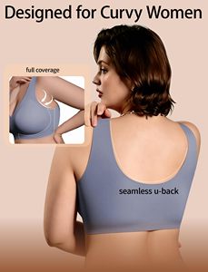 <span class=keywords><strong>Reggiseno</strong></span> Senza Cuciture Personalizzabile con Logo, Supporto Morbido in Gel, Senza Ferretto, Tinta Unita, Comodo per la Notte, <span class=keywords><strong>Bralette</strong></span> da Donna - Product Image 4
