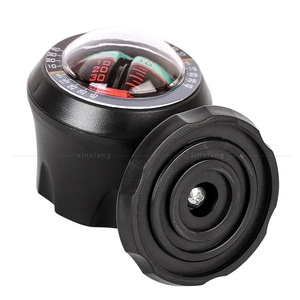 Gros Portable Noir Boussole Inclinomètre De Niveau De Voiture avec Cadran Affichage Pointeur pour <span class=keywords><strong>Camping</strong></span> Randonnée Sport Tourisme Boîtier En Plastique - Product Image 4