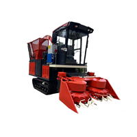 Moissonneuse-broyeuse automotrice montée sur tracteur pour maïs, herbe, ensilage, paille et fourrage, avec moteur et boîte de vitesses, haute productivité