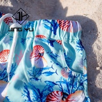 Shorts de bain pour enfants de haute qualité, imprimés, avec cordon de serrage, en polyester recyclé personnalisé
