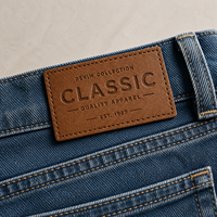 Écusson en cuir gaufré, étiquette en cuir PU avec logo débossé pour jeans, chapeaux, vêtements – Fabricant et fournisseur OEM/ODM en gros