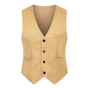 Liu Ming ucuz toptan yeni erkek sonbahar kış V boyun düğmeleri Blazer artı boyutu resmi iş ceket yelekler - Product Image 4