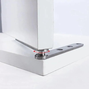 Stainless Steel <b>Concealed</b> Cabinet Hinge 360 Degree Rotation Bedroom/Living Room/Kitchen Workshop Doors-Modern Design Durable - Product Image 1