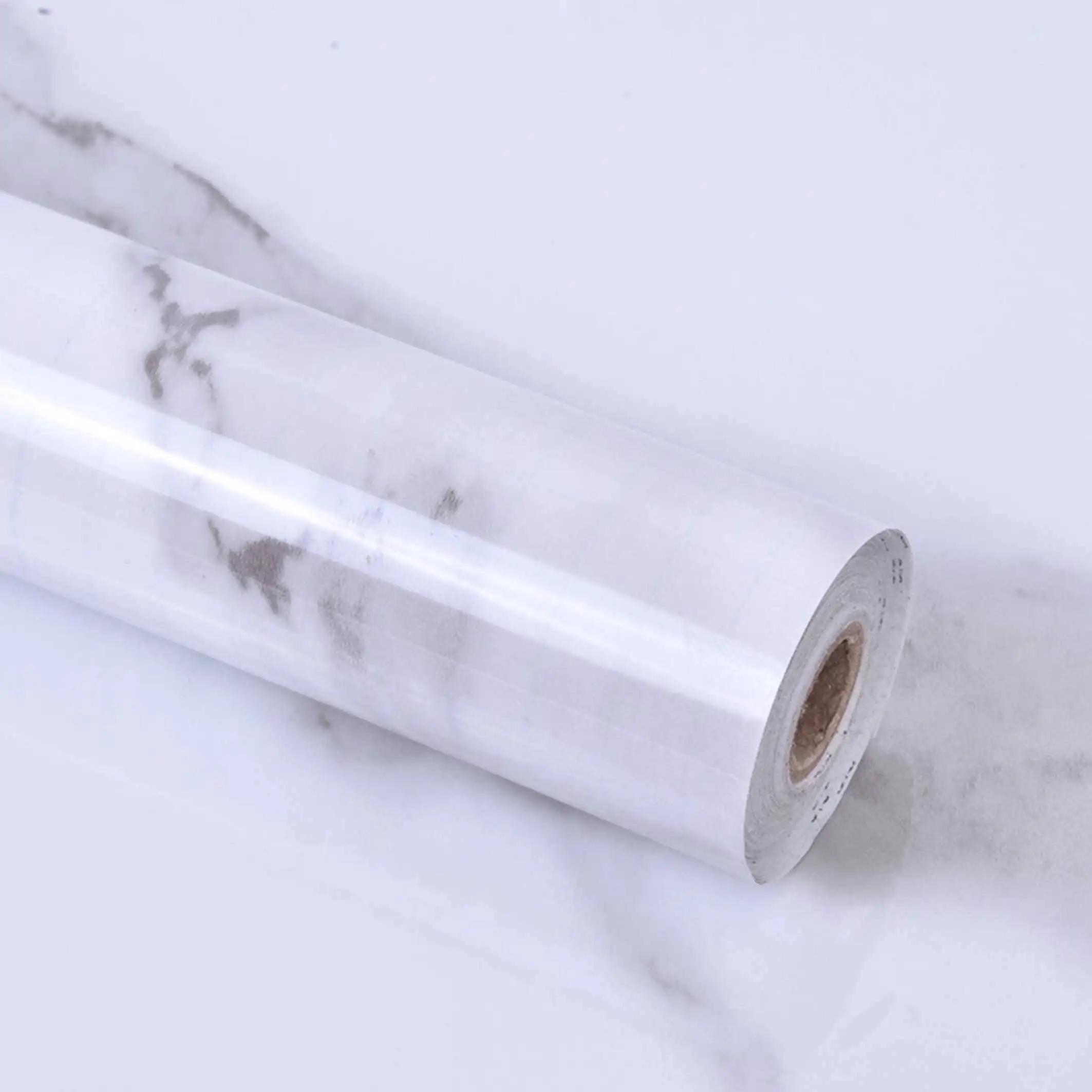 가구 외관 접촉 종이 접착제 껍질 및 스틱 벽지를위한 화강암 대리석 모양 PVC 필름