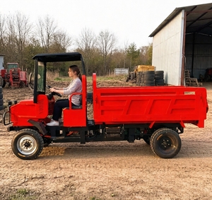 <span class=keywords><strong>Livraison</strong></span> gratuite de convoyeur à bande diesel agricole à quatre roues avec volant, véhicules de chantier - Product Image 5