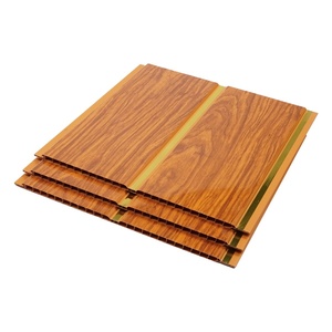 Panneaux de <span class=keywords><strong>plafond</strong></span> en PVC imprimés et estampés à chaud, co-extrudés, résistants à l'humidité, en forme de carreaux rectangulaires (200x6mm 250x8mm) pour les intérieurs commerciaux - Product Image 1