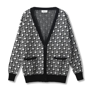 2024 Custom OEM&amp; ODM <strong>Ladies</strong> Luxury <strong>Black</strong> &amp;White Plaid Autumn Winter Stipe Knitted V Neck Long Sleeve <strong>Cardigan</strong> <strong>With</strong> Button - Product Image 1