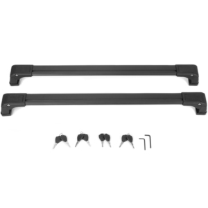 Barras Transversales <span class=keywords><strong>de</strong></span> Techo <span class=keywords><strong>de</strong></span> Aluminio Negras para Portaequipajes <span class=keywords><strong>de</strong></span> Carga para Kia Soul 2014-2019 - Product Image 2