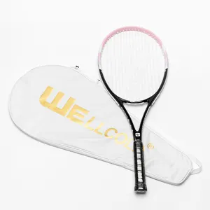 Factory Price Custom 300g Light Weight 45lbs Raquetas De Tenis Professionnel Aluminium Alloy Tennis Racket Raquettes De Tennis