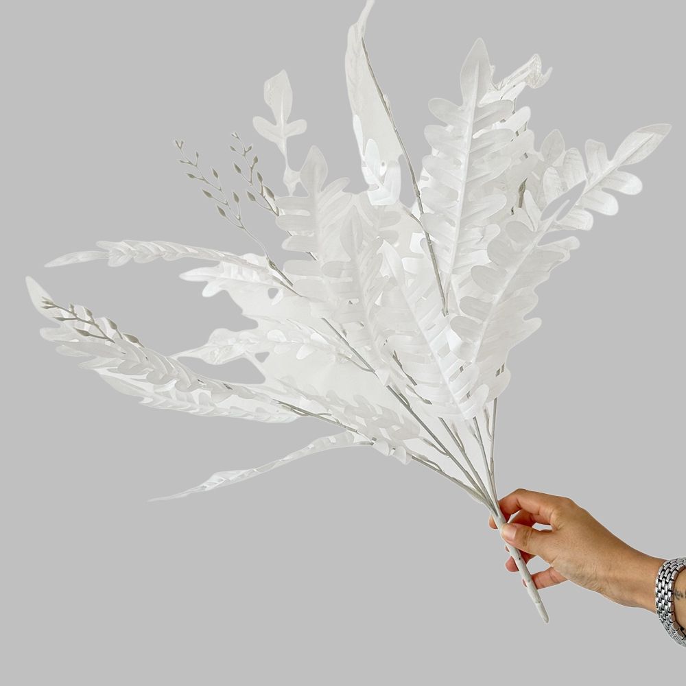 #6 Pagoda Tree Leaf White