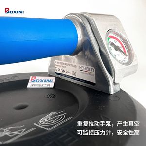 Veribor Vacuum <b>Pump</b> Manual <b>Suction</b> Cup 601.1BL Aluminum Alloy Industrial Glass Handling - Product Image 4