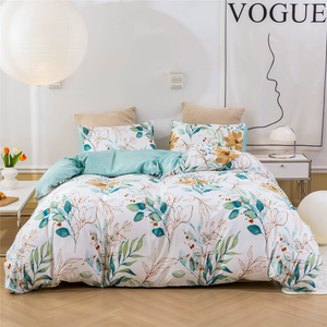 Venda quente 3-Piece King Microfiber Duvet Cover Set Soft Confortável Zipper Personalizado Qualidade Tecida Técnica para Modern Home - Product Image 5