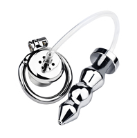 En gros, Cage à pénis en acier inoxydable, Dilatateur, Dispositif urétral, Jouets BDSM, Cathéter urétral, Anneau pénien avec plug anal