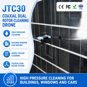 Drone de nettoyage à double rotor Jtc30 pour lavage de façades, équipement extérieur de bâtiment pour prestataires de services Jtc30 Dual - Product Image 1