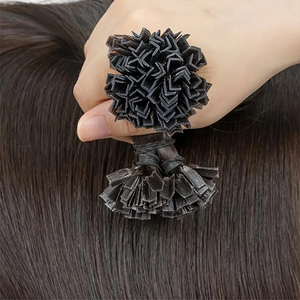 Capelli Veri Fusion K Tip Lisci con Cheratina, 12-20 Pollici, in Capsule, 50 pz/confezione, 30g, Pre-bonded, per Donna - Offerta Calda - Product Image 1