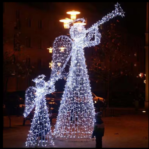 Ange lumineux LED étanche IP44 IP65 pour décoration de Noël, utilisation extérieure - Product Image 2
