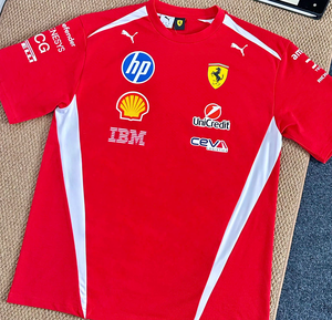 Abbigliamento da <span class=keywords><strong>uomo</strong></span> # T-Shirt da Corsa F1 Charles Leclerc 16 - 100% Poliestere, Tessuto Lavato, Logo Personalizzato Stampato, Traspirante, Asciugatura Rapida, OEM - Product Image 6