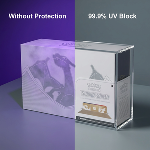 Boîte de présentation en acrylique Charizard UPC de qualité supérieure, protection UV à 99 %, couvercle magnétique, boîte de protection pour collection TCG Ultra Premium - Product Image 2